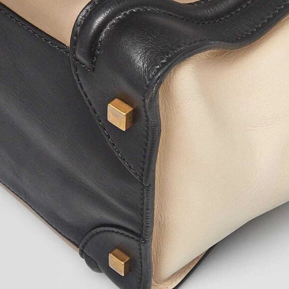 Celine Multicolor Leather Mini Luggage Tote Bag - Picture 4 of 12